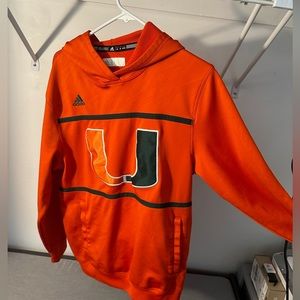 University of Miami Large Adidas Sweatshirt